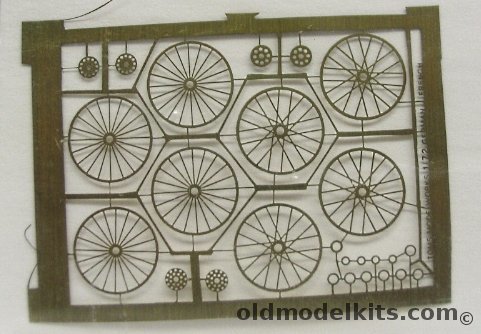 Toms Modelworks 1/72 WWI German and French Wire Wheels for Aircraft 1/72, 305 plastic model kit